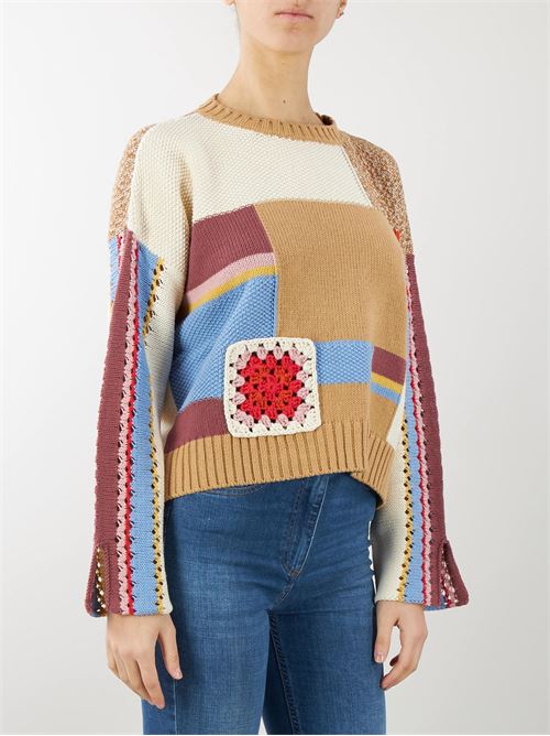 Cotton patchwork sweater Max Mara Weekend MAX MARA WEEKEND |  | PADANA2